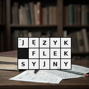 Hasło krzyżówkowe język w którym funkcja składniowa wyrazów jest sygnalizowana za pomocą afiksów kumulujących kilka informacji gramatycznych - język fleksyjny – rozwiązanie, synonimy, podpowiedzi i definicje krzyżówkowe